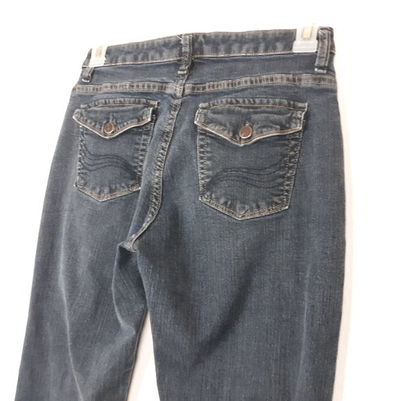 Lee Jeans Women's Size 8 SHORT Bootcut Slender Secret Lower On The Waist Denim - Picture 4 of 12